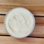 Cocoa Vanilla Body Butter Tin  closeup