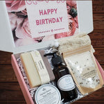 Happy Birthday Spa Day Gift Box Open