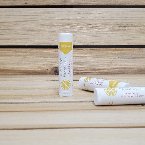 sweet orange lip balm group of 3