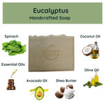 Eucalyptus Handmade Soap Ingredients Spinach Avocado Oil Shea Butter