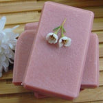 Geranium Rose Soap with flower