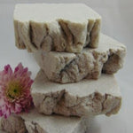  Ocean Breeze Sea Salt Soap Bar 4 bars displayed with flower