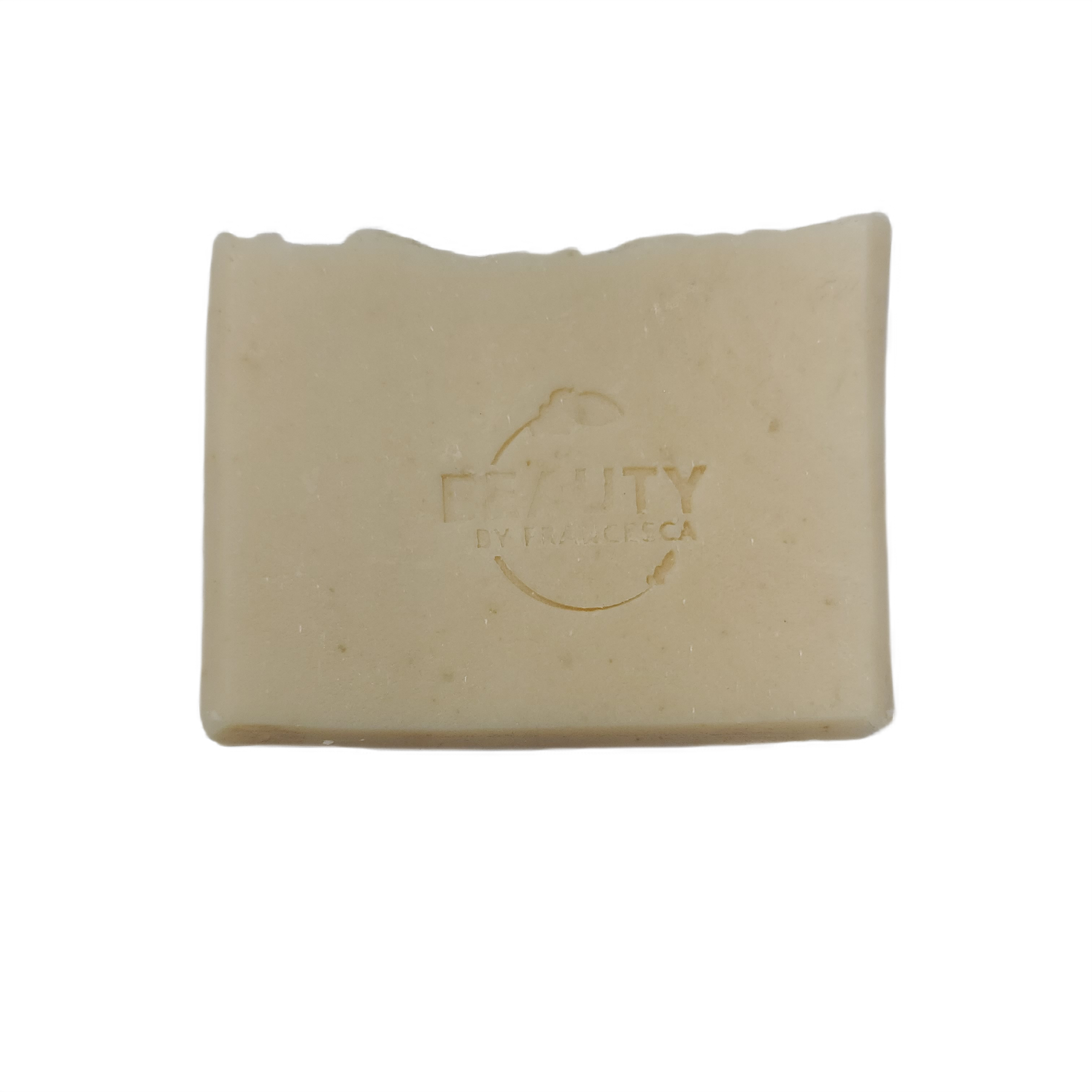 4 ounce Coco Shea Coconut Oil Soap with Beauty by Francesca with stamp Logo